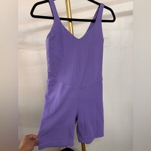 Lululemon Purple align bodysuit Sz 8